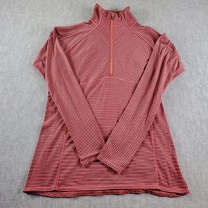 Columbia Sweater Womens Large Pink Active Omni-Wick 1/4 Zip Pullover